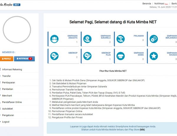 2. Dashboard